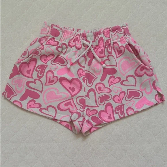 Zara | Cream Pink Hearts Top and Shorts Set | 10 - Picture 10 of 13